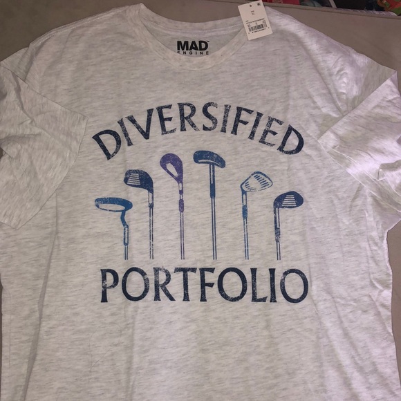 NWT “DIVERSIFIED PORTFOLIO” XL TEE - Picture 1 of 3
